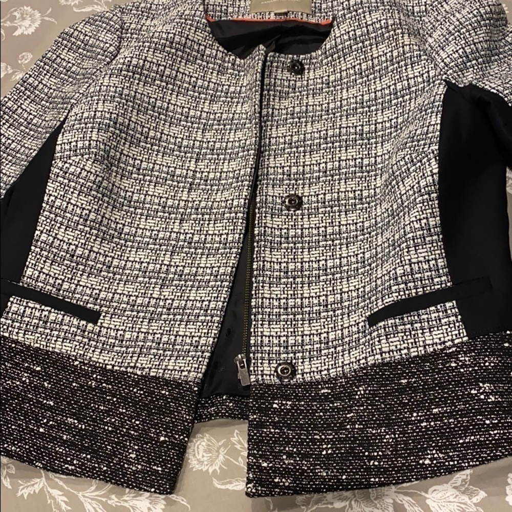 Banana Republic Tweed Blazer Jacket EUC - Picture 10 of 11